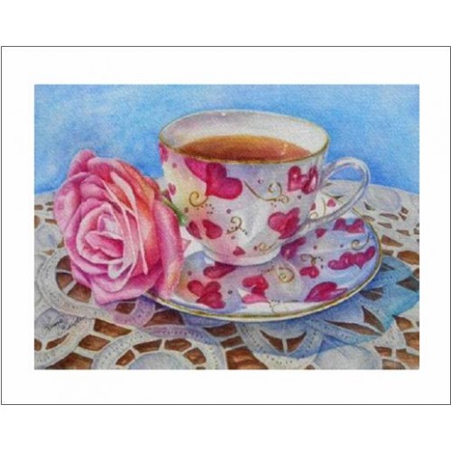 Teacup Notes - by Creston Artist Laura Leeder "The Power of Pink"
